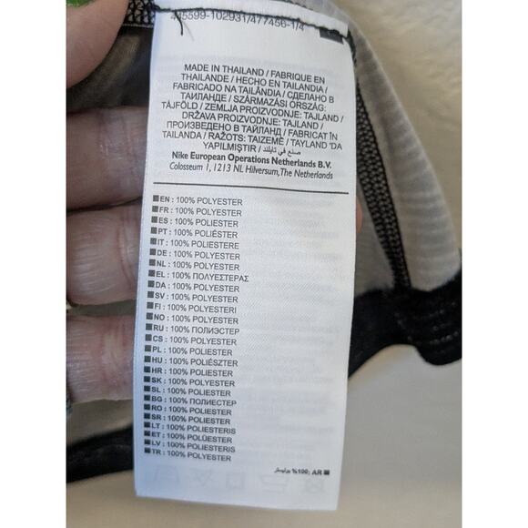 NIKE Women's Size Medium Dri-Fit Running Shirt Sleeve Top in Black $30 MSRP - Picture 5 of 6